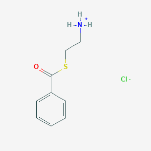molecular formula C9H12ClNOS B103301 S-Benzoylcysteamine hydrochloride CAS No. 17612-90-7