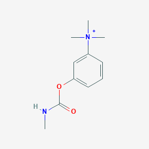 molecular formula C11H17N2O2+ B103303 Benzenaminium, N,N,N-trimethyl-3-(((methylamino)carbonyl)oxy)- CAS No. 17752-10-2