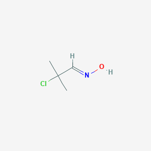 molecular formula C4H8ClNO B103304 2-Chloro-2-methylpropionaldehyde oxime CAS No. 18537-69-4