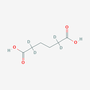 molecular formula C6H10O4 B103311 2,2,5,5-tetradeuteriohexanedioic acid CAS No. 19031-55-1