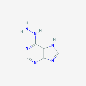 molecular formula C5H6N6 B103314 6-Hydrazinopurine CAS No. 5404-86-4