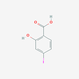 molecular formula C7H5IO3 B103322 2-羟基-4-碘苯甲酸 CAS No. 16870-28-3