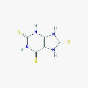 molecular formula C5H4N4S3 B103327 7,9-dihydro-3H-purine-2,6,8-trithione CAS No. 15986-33-1