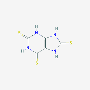 molecular formula C5H4N4S3 B103327 7,9-Dihydro-1H-purine-2,6,8(3H)-trithione CAS No. 15986-33-1