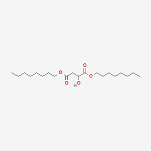 molecular formula C20H38O5 B103335 Dioctyl 2-hydroxybutanedioate CAS No. 15763-02-7