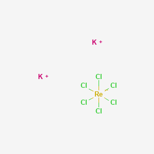 molecular formula Cl6K2Re B103337 Potassium hexachlororhenate(IV) CAS No. 16940-97-9