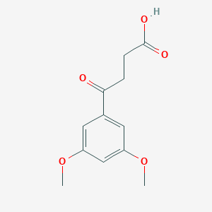 molecular formula C12H14O5 B103339 4-(3,5-Dimethoxyphenyl)-4-oxobutyric acid CAS No. 17103-70-7