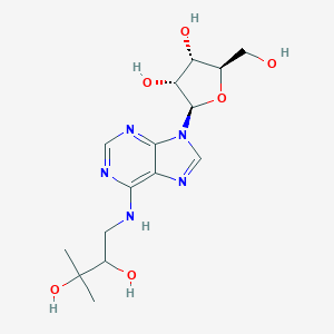 molecular formula C15H23N5O6 B103340 Adenosine, N-(2,3-dihydroxy-3-methylbutyl)- CAS No. 17179-59-8