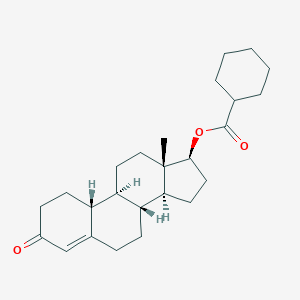 molecular formula C25H36O3 B103343 Nandrolone cyclohexanecarboxylate CAS No. 18470-94-5