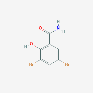 molecular formula C7H5Br2NO2 B103349 3,5-Dibromosalicylamide CAS No. 17892-25-0