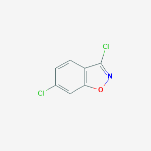molecular formula C7H3Cl2NO B103352 3,6-二氯苯并[d]异噁唑 CAS No. 16263-54-0