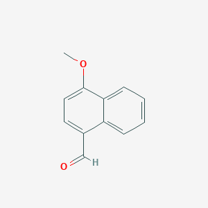 molecular formula C12H10O2 B103360 4-Methoxy-1-naphthaldehyde CAS No. 15971-29-6