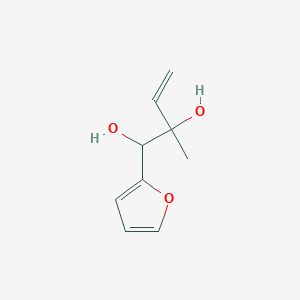 molecular formula C9H12O3 B103364 3-Butene-1,2-diol, 1-(2-furyl)-2-methyl- CAS No. 18927-20-3