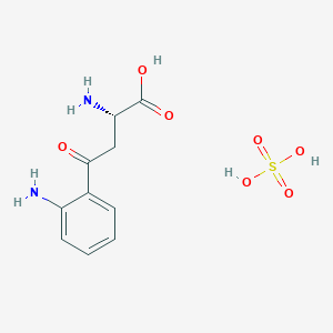 molecular formula C10H14N2O7S B103381 Kynurenine sulfate CAS No. 17268-44-9