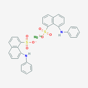 molecular formula C32H24MgN2O6S2 B103382 1-Naphthalenesulfonic acid, 8-(phenylamino)-, magnesium salt (2:1) CAS No. 18108-68-4
