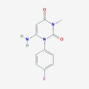 6-Amino-1-(4-fluoro-phenyl)-3-methyl-1H-pyrimidine-2,4-dione