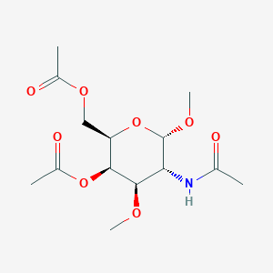 Methyl 2-(acetylamino)-3-O-methyl-4-O,6-O-diacetyl-2-deoxy-alpha-D-galactopyranoside
