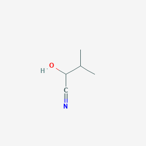 molecular formula C5H9NO B103398 2-羟基-3-甲基丁腈 CAS No. 15344-34-0
