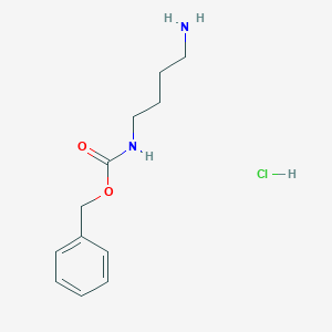 molecular formula C12H19ClN2O2 B103400 Benzyl N-(4-aminobutyl)carbamate hydrochloride CAS No. 18807-73-3