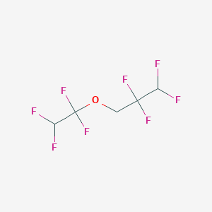 molecular formula C5H4F8O B103402 1,1,2,2-Tetrafluoro-3-(1,1,2,2-tetrafluoroethoxy)propane CAS No. 16627-68-2