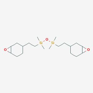 molecular formula C20H38O3Si2 B103410 1,3-双(2-(7-氧杂双环[4.1.0]庚烷-3-基)乙基)-1,1,3,3-四甲基二硅氧烷 CAS No. 18724-32-8