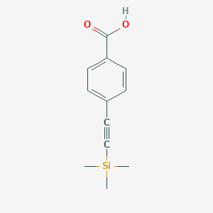 molecular formula C12H14O2Si B103411 4-[(三甲基硅基)乙炔基]苯甲酸 CAS No. 16116-80-6