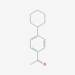 molecular formula C14H18O B103423 1-(4-Cyclohexylphenyl)ethanone CAS No. 18594-05-3