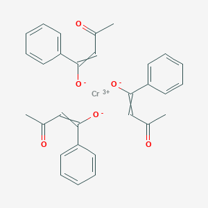 molecular formula C30H27CrO6 B103425 Chromium tris(benzoylacetate) CAS No. 16432-36-3