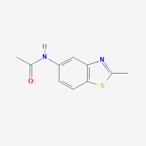 molecular formula C10H10N2OS B103433 N-(2-Methyl-1,3-benzothiazol-5-yl)acetamide CAS No. 5107-83-5