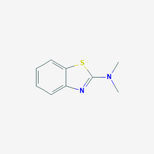 molecular formula C9H10N2S B103434 Benzothiazole, 2-dimethylamino- CAS No. 4074-74-2