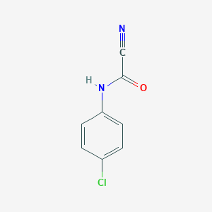 molecular formula C8H5ClN2O B103450 N-(4-chlorophenyl)-1-cyanoformamide CAS No. 15313-45-8