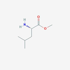 molecular formula C7H15NO2 B010346 Methyl L-leucinate CAS No. 2666-93-5