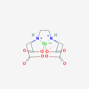 molecular formula C10H12BaN2Na2O8 B103461 Ethylenediaminetetraacetic Acid Disodium Barium Salt CAS No. 18744-58-6