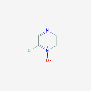 molecular formula C4H3ClN2O B103477 2-Chloropyrazine 1-oxide CAS No. 16025-16-4