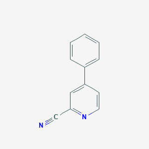 molecular formula C12H8N2 B103480 2-Cyano-4-phenylpyridine CAS No. 18714-16-4