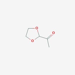 molecular formula C5H8O3 B103484 1-(1,3-Dioxolan-2-YL)ethanone CAS No. 19358-03-3