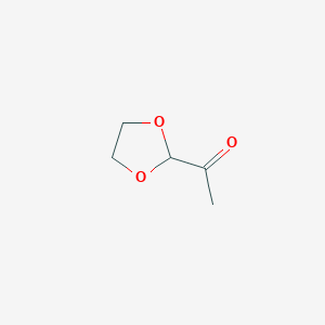 molecular formula C5H8O3 B103484 Ethanone, 1-(1,3-dioxolan-2-yl)-(9CI) CAS No. 19358-03-3