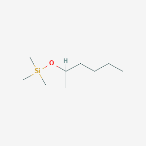 molecular formula C9H22OSi B103494 Trimethyl[(1-methylpentyl)oxy]silane CAS No. 17888-63-0
