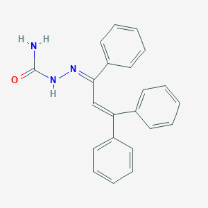 molecular formula C22H19N3O B103502 beta,beta-Diphenylacrylophenone semicarbazone CAS No. 16983-75-8