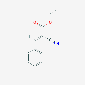molecular formula C13H13NO2 B103520 2-氰基-3-(4-甲基苯基)丙烯酸乙酯 CAS No. 18300-87-3