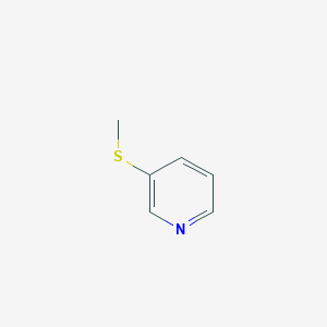 molecular formula C6H7NS B103521 3-(Methylthio)pyridine CAS No. 18794-33-7
