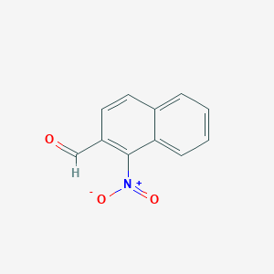 molecular formula C11H7NO3 B010353 1-硝基-2-萘醛 CAS No. 101327-84-8