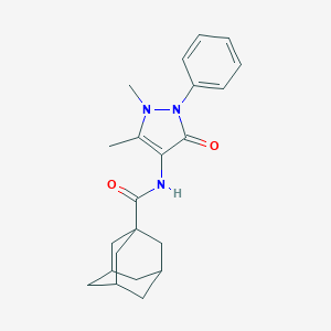molecular formula C22H27N3O2 B103530 N-Antipyrinyl-1-adamantanecarboxamide CAS No. 18522-38-8