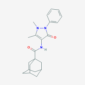 1-Adamantane carboxamide, N-antipyrinyl-