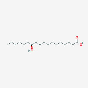 molecular formula C18H36O3 B103531 (S)-12-Hydroxyoctadecanoic acid CAS No. 18417-00-0