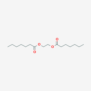 molecular formula C16H30O4 B103537 2-Heptanoyloxyethyl heptanoate CAS No. 15805-86-4