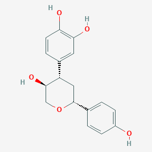 molecular formula C17H18O5 B103542 Hydroxysugiresinol CAS No. 15215-12-0