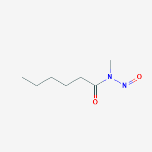 molecular formula C7H14N2O2 B103559 N-Methyl-N-nitrosohexanamide CAS No. 16395-82-7
