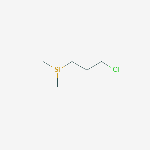 molecular formula C5H12ClSi B103562 Silane, (3-chloropropyl)dimethyl- CAS No. 18157-31-8