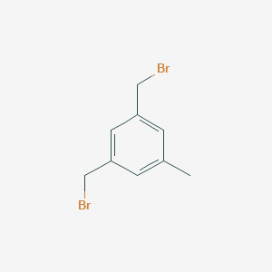 molecular formula C9H10Br2 B103589 3,5-Bis(bromomethyl)toluene CAS No. 19294-04-3